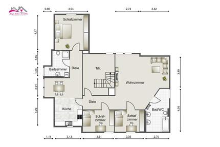 Dachgeschosswohnung mit Gartennutzung – sofort bezugsfrei - Varel