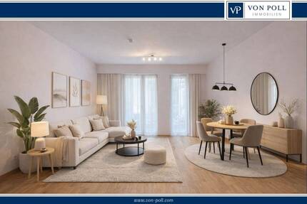 Moderne Zwei-Zimmer-Wohnung mit Balkon und Tiefgaragenstellplatz - Frankfurt am Main Bockenheim