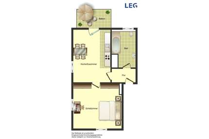 Wohnung zum Mieten in Herford 409,00 € 39.85 m²