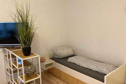 1-Zimmer-Wohnung 38 qm Neu Ulm Mitte möbliert ausgestattet WLAN - Neu-Ulm Ludwigsfeld
