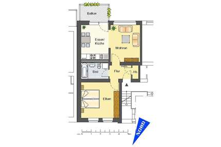 Wohnung zum Mieten in Recklinghausen 459,00 € 54.09 m²