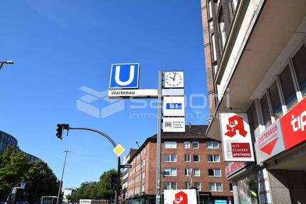attraktives Büro in Hamburg - auf zwei Ebenen mit zwei Stellplätzen direkt an der U-Bahn