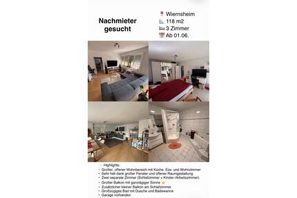 Helle 3 Zimmerwohnung in Wiernsheim
