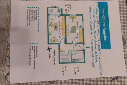 2 Zimmer Wohnung - 230.000,00&nbsp;EUR Kaufpreis, ca.&nbsp; 47,00&nbsp;m&sup2; in Freiburg im Breisgau (PLZ: 79114) Haslach