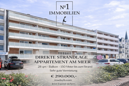 Wohnung zum Kaufen in Sylt OT Westerland 290.000,00 € 29 m² - Sylt / OT Westerland