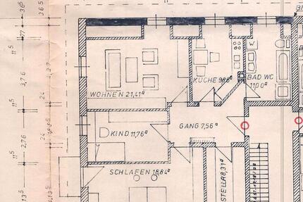 3 Zimmer Dachgeschoss Wohnung 90m2 Erstbezug nach Sanierung - Gangkofen