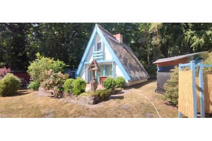 Finnhütte in der Rostocker Heide – Ferienhaus in Hinrichshagen