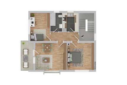 Schöne 3-Zimmerwohnung im 1.OG - 1.250,00&nbsp;EUR Kaltmiete, ca.&nbsp; 72,00&nbsp;m&sup2; in Kaufbeuren (PLZ: 87600)