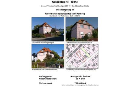 Versteigerung MFH mit groß. Grundstück & Baulandreserve in Pankow - Berlin