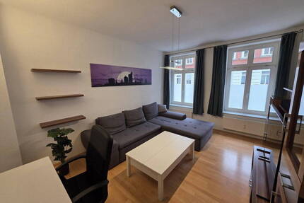 Furnished premium bedroom in a shared 2-bedroom apartment with balcony - all bills included - Leipzig-Plagwitz/Lindenau