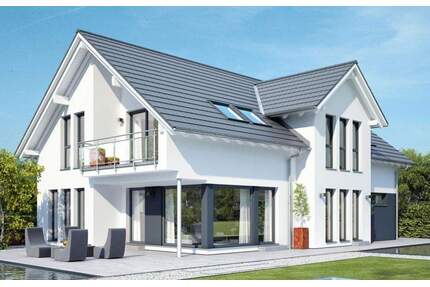Neubau Einfamilienhaus 120 m² Wohnfläche mit 758 m² Baugrundstück in Preisendorf-Forstern