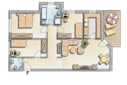 Wohnung zum Mieten in Weilheim 1.100,00 € 96 m²