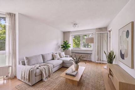 Ruhig gelegene 2-Zimmer-Wohnung mit Loggia und Blick ins Grüne - Berlin Niederschöneweide