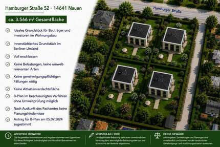 Grundstück zu verkaufen in Nauen 1.095.000,00 € 3566 m²