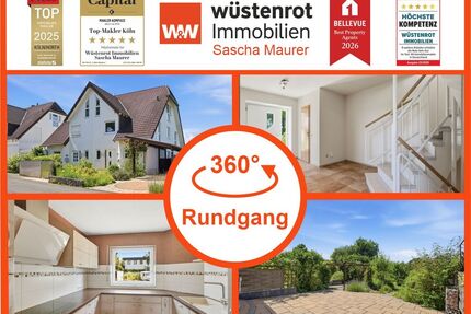 Mit 3D: Familienglück mit Garten – moderne u. gepflegte Doppelhaushälfte in ruhiger Bestlage von Bornheim