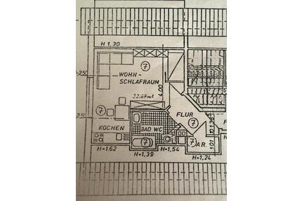 Wohnung Heiden Singelwohnung - 625,00&nbsp;EUR Kaltmiete, ca.&nbsp; 32,00&nbsp;m&sup2; in Velen (PLZ: 46342)