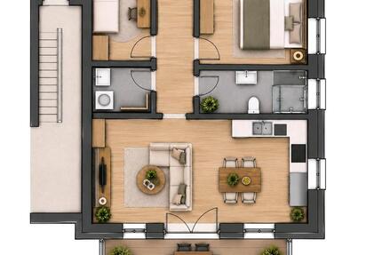 **NEUBAU** 70qm Wohnung direkt in Calden Mietwohnung
