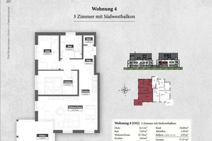 Wohnung zum Kaufen in Mering 490.000,00 € 77.37 m²