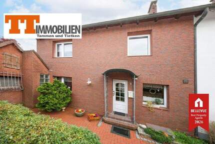TT bietet an: Gemütliches Reihenendhaus mit großem Garten und Garage in ruhiger Wohnlage von Varel!