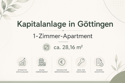 Wohnung zum Kaufen in Göttingen 95.000,00 € 28.16 m²