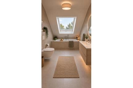 Klimatisierte 3,5-Zimmer-Dachwohnung 103m2 mit Balkon,Neubau W6 - Baunatal