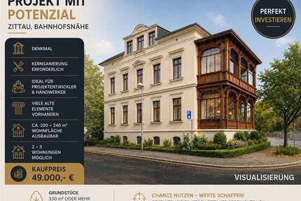 Haus zum Kaufen in Zittau 49.000,00 € 200 m²
