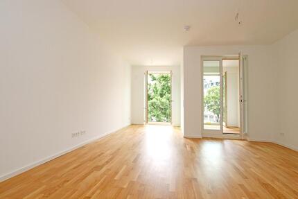 1-Zimmer-Apartment mit EBK und Loggia im Neubau! - Leipzig Mitte