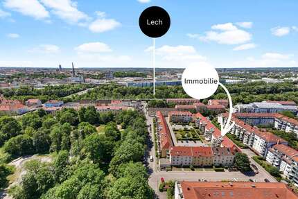 Wohnung zum Kaufen in Augsburg 327.000,00 € 89 m²