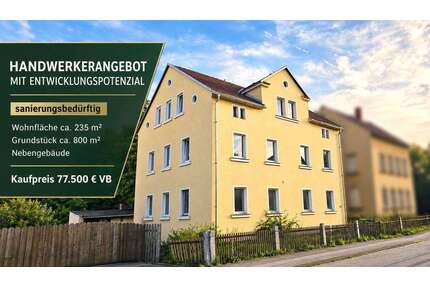 Haus zum Kaufen in Zittau 77.500,00 € 235 m²