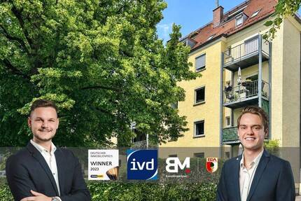 In Kürze frei: 2,5-Zimmer-Wohnung mit Balkon im Textilviertel in Augsburg nahe Innenstadt