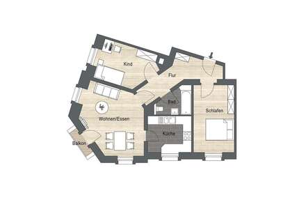 Wohnung zum Mieten in Dresden 1.049,00 € 71.7 m²