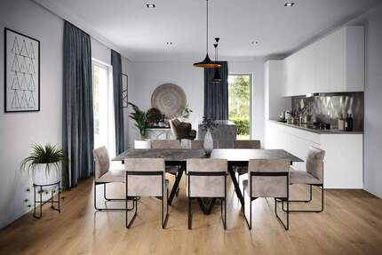 Neubau Einfamilienhaus Bauhausstil in Helpup. - Oerlinghausen