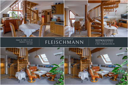 Wie ein eigenes Haus: 5-Zi.-Maisonette, 127 m², Carport – provisionsfrei - Suhl