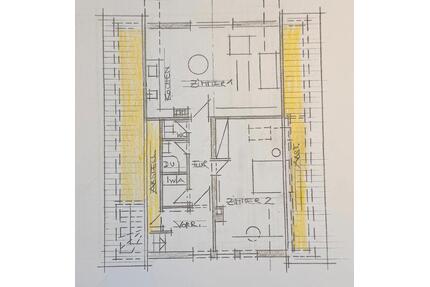 Dachgeschosswohnung - 700,00&nbsp;EUR Kaltmiete, ca.&nbsp; 61,00&nbsp;m&sup2; in Darmstadt (PLZ: 64297) Eberstadt