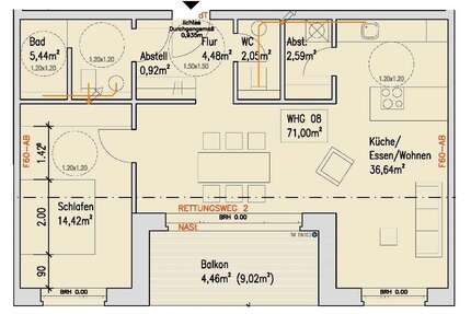 Wohnung zum Mieten in Borken 923,00 € 71 m²