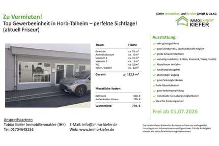 Büro in Horb am Neckar 620,00 € 112 m²