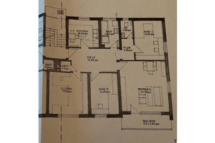 Wohnung zu Miete 105qm 1. OG - Ansbach