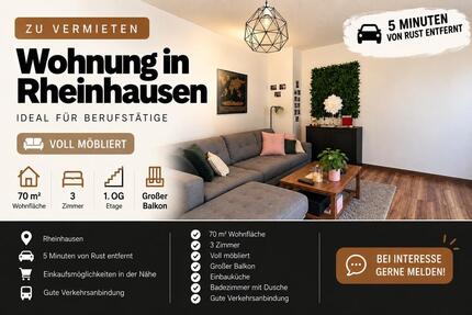 Wohnung in 79365 Rheinhausen zu vermieten | Neben Rust