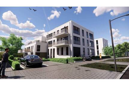 Exklusive 2 Zimmer Wohnung mit Einbauküche (KFW-Effizienzhaus 55-EE) und 59,31 qm Balkon, Aufzug und Tiefgarage vorhanden - Regensburg Westenviertel