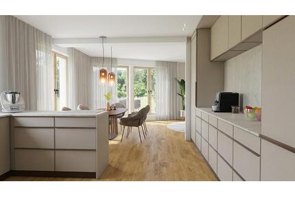 Attraktive 4-Zimmer-Dachgeschosswohnung im Erstbezug mit zwei Südwest-Dachterrassen und besonderem Wohnkomfort - Babenhausen