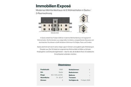 moderne 3-Raumwohnung in Sacka zur Miete - Ebersbach