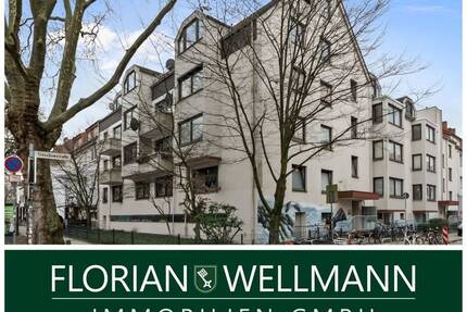 Bremen - Fesenfeld | Gut geschnittene und solide ausgestattete 2-Zimmer-Wohnung mit Balkon und Pkw-Tiefgaragenstellplatz für Anleger