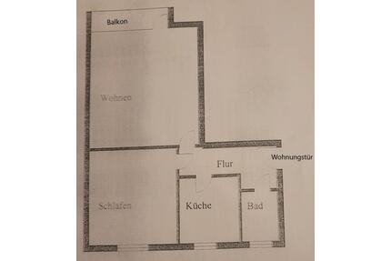 2-Zimmer Wohnung Balkon 1.OG in Wolfenbüttel Fümmelse 58m² 760€