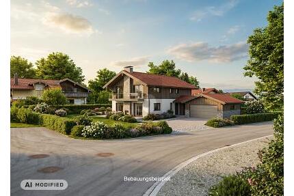 FLÄCHE MIT WEITBLICK - BAUEN, WANN SIE WOLLEN - Pfaffing
