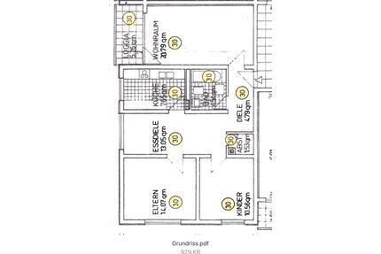 3,5 ZKB Wohnung - 1.100,00&nbsp;EUR Kaltmiete, ca.&nbsp; 78,00&nbsp;m&sup2; in Sandhausen (PLZ: 69207)