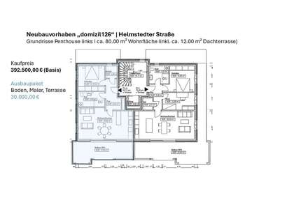 Wohnung zum Kaufen in Niedersachsen - Braunschweig 392.500,00 € 80 m²