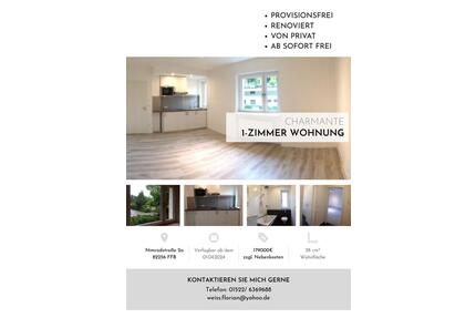 Renovierte, freie 1-Zimmer Wohnung, Appartment, Fürstenfeldbruck