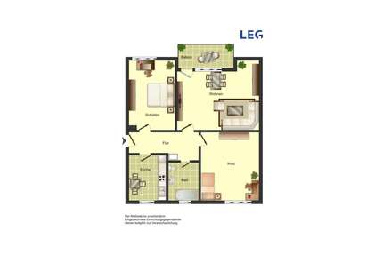 Wohnung zum Mieten in Unna 449,00 € 60 m²