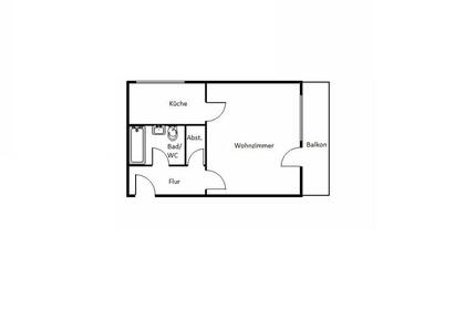 Tolle 1-Zi.-Single-Whg. in ruhiger Lage - Augsburg Lechhausen