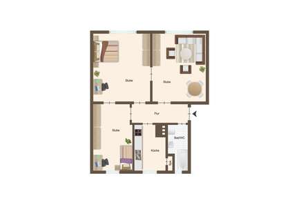 Wohnung zum Kaufen in Rostock 205.000,00 € 68.24 m²